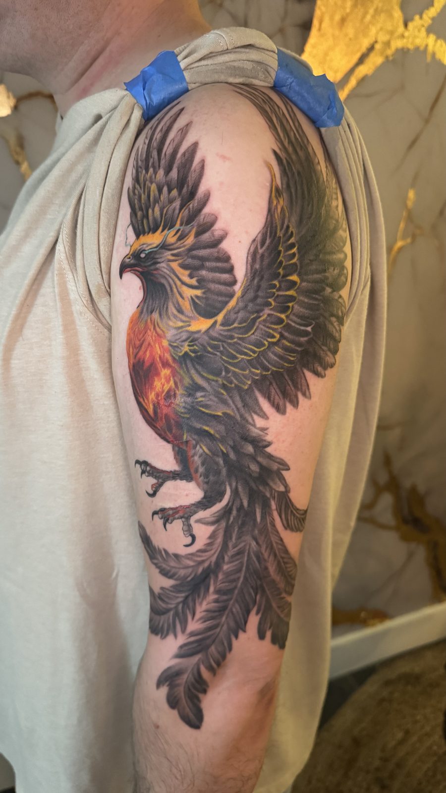 Color tattoo by Cihan Pöhrenk